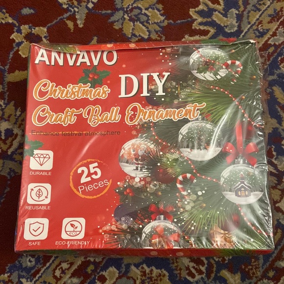 DIY Christmas Craft Ball Ornaments by ANVAVO. - Picture 1 of 1